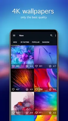 Wallpapers for Motorola 4K android App screenshot 4